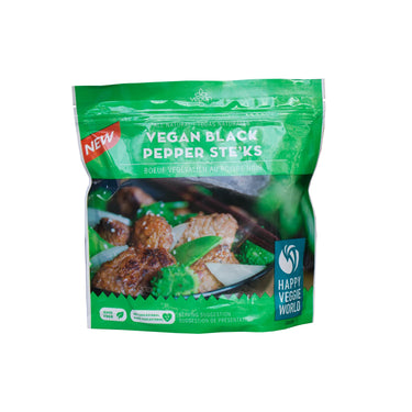 Happy Veggie World Black Pepper Steak - 300g